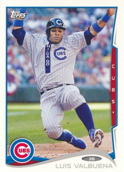 2014 Topps Chicago Cubs #CHC-10 Luis Valbuena Front