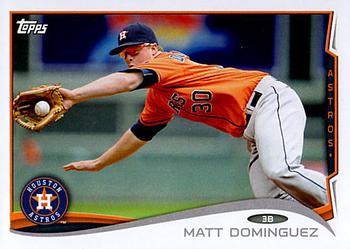 2014 Topps Houston Astros #HOU-10 Matt Dominguez Front