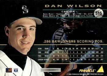 1994 Pinnacle - Artist's Proofs #515 Dan Wilson Back