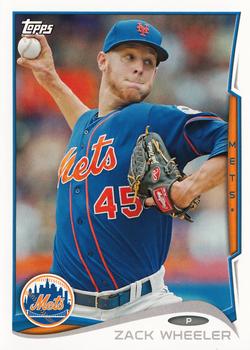 2014 Topps New York Mets #NYM-3 Zack Wheeler Front