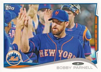 2014 Topps New York Mets #NYM-12 Bobby Parnell Front