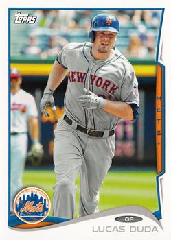 2014 Topps New York Mets #NYM-14 Lucas Duda Front