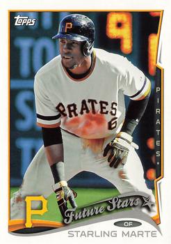 2014 Topps Pittsburgh Pirates #PIT-2 Starling Marte Front
