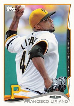 2014 Topps Pittsburgh Pirates #PIT-8 Francisco Liriano Front