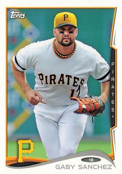 2014 Topps Pittsburgh Pirates #PIT-16 Gaby Sanchez Front