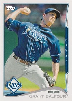 2014 Topps Tampa Bay Rays #TAM-5 Grant Balfour Front