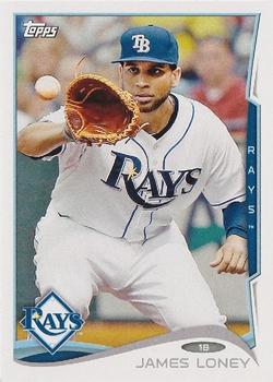 2014 Topps Tampa Bay Rays #TAM-10 James Loney Front