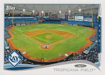 2014 Topps Tampa Bay Rays #TAM-17 Tropicana Field Front