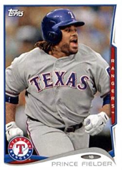 2014 Topps Texas Rangers #TEX-4 Prince Fielder Front