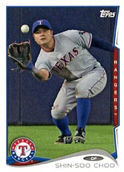 2014 Topps Texas Rangers #TEX-13 Shin-Soo Choo Front