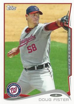 2014 Topps Washington Nationals #WAS-7 Doug Fister Front