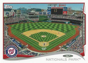 2014 Topps Washington Nationals #WAS-17 Nationals Park Front