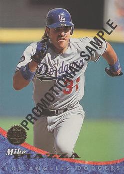 1994 Leaf - Promotional Samples #6 Mike Piazza Front