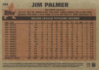 2015 Topps Archives #284 Jim Palmer Back