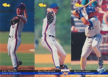 1994 Classic - Tri-Cards #T52 / T53 / T54 Kirk Presley / Bill Pulsipher / Butch Huskey Front