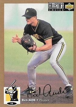 1994 Collector's Choice - Gold Signature #42 Rich Aude Front
