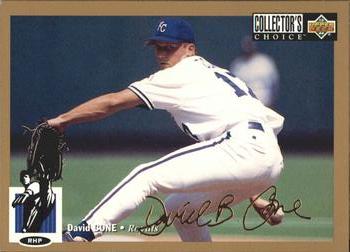 1994 Collector's Choice - Gold Signature #81 David Cone Front