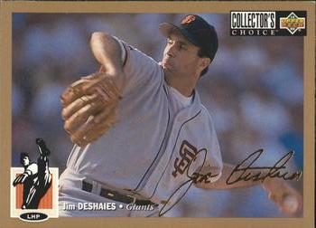 1994 Collector's Choice - Gold Signature #91 Jim Deshaies Front