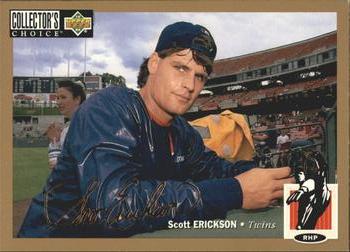 1994 Collector's Choice - Gold Signature #96 Scott Erickson Front