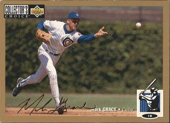1994 Collector's Choice - Gold Signature #114 Mark Grace Front