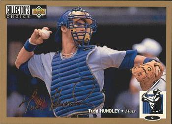 1994 Collector's Choice - Gold Signature #143 Todd Hundley Front