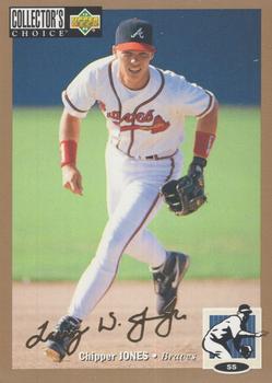1994 Collector's Choice - Gold Signature #152 Chipper Jones Front