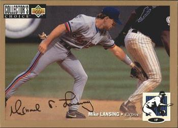 1994 Collector's Choice - Gold Signature #170 Mike Lansing Front