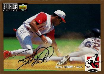 1994 Collector's Choice - Gold Signature #171 Barry Larkin Front