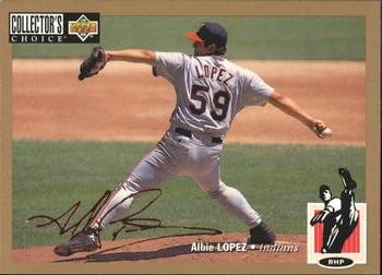 1994 Collector's Choice - Gold Signature #177 Albie Lopez Front