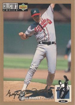 1994 Collector's Choice - Gold Signature #183 Greg Maddux Front