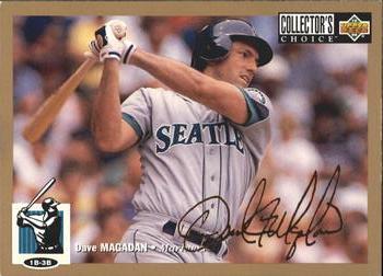 1994 Collector's Choice - Gold Signature #184 Dave Magadan Front