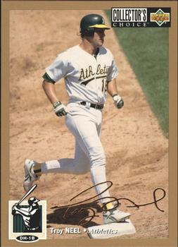1994 Collector's Choice - Gold Signature #215 Troy Neel Front