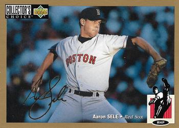 1994 Collector's Choice - Gold Signature #255 Aaron Sele Front