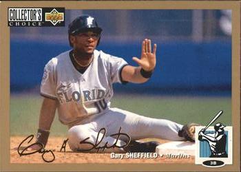 1994 Collector's Choice - Gold Signature #257 Gary Sheffield Front