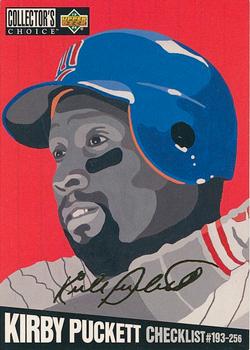1994 Collector's Choice - Gold Signature #319 Kirby Puckett Front
