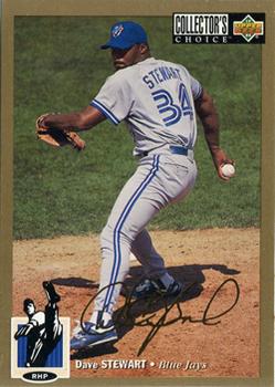 1994 Collector's Choice - Gold Signature #371 Dave Stewart Front