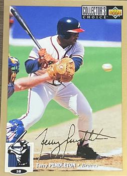 1994 Collector's Choice - Gold Signature #372 Terry Pendleton Front