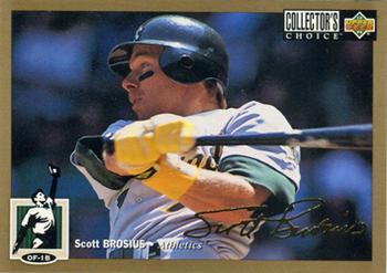 1994 Collector's Choice - Gold Signature #376 Scott Brosius Front
