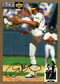 1994 Collector's Choice - Gold Signature #495 Dennis Eckersley Front