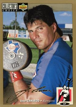 1994 Collector's Choice - Gold Signature #560 Jose Canseco Front