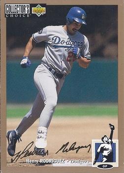 1994 Collector's Choice - Gold Signature #596 Henry Rodriguez Front