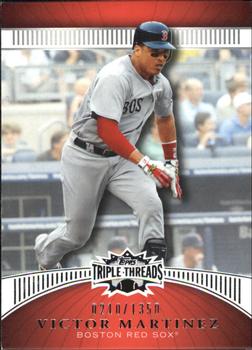 2010 Topps Triple Threads #34 Victor Martinez  Front