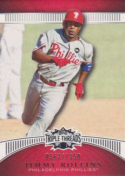 2010 Topps Triple Threads #69 Jimmy Rollins  Front