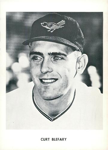1967 Bethlehem Steel Baltimore Orioles Player Photos #NNO Curt Blefary Front