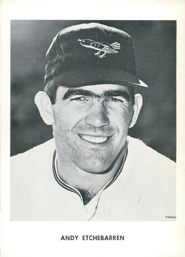 1967 Bethlehem Steel Baltimore Orioles Player Photos #NNO Andy Etchebarren Front
