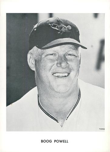 1967 Bethlehem Steel Baltimore Orioles Player Photos #NNO Boog Powell Front