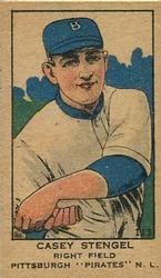 1919-21 W514 #113 Casey Stengel Front