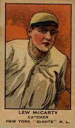 1919-21 W514 #37 Lew McCarty Front