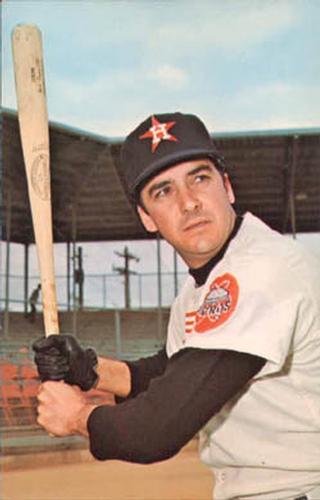 1968 Dexter Press Houston Astros #1 Bob Aspromonte Front