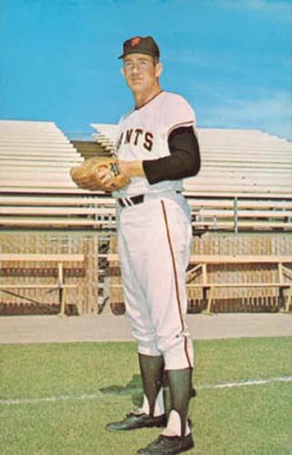 EX Giants 1968 Topps # 147 Frank Linzy San Francisco Giants Baseball Card